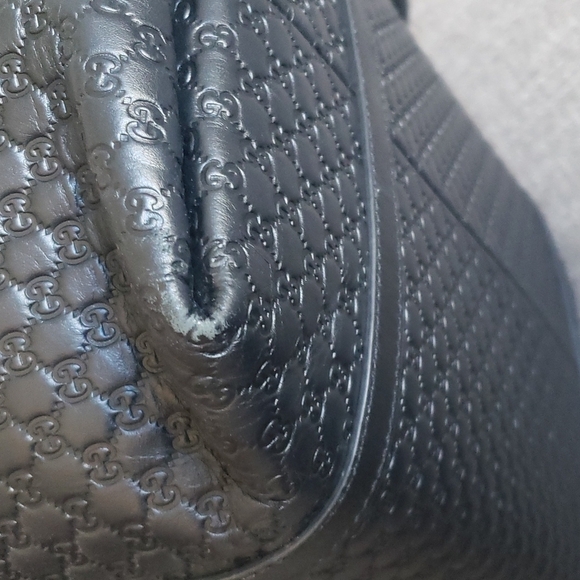 Gucci micro leather guccissima tote bag - Picture 10 of 16